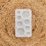 8 cavity Round agate bracelet mould min qty 12pcs