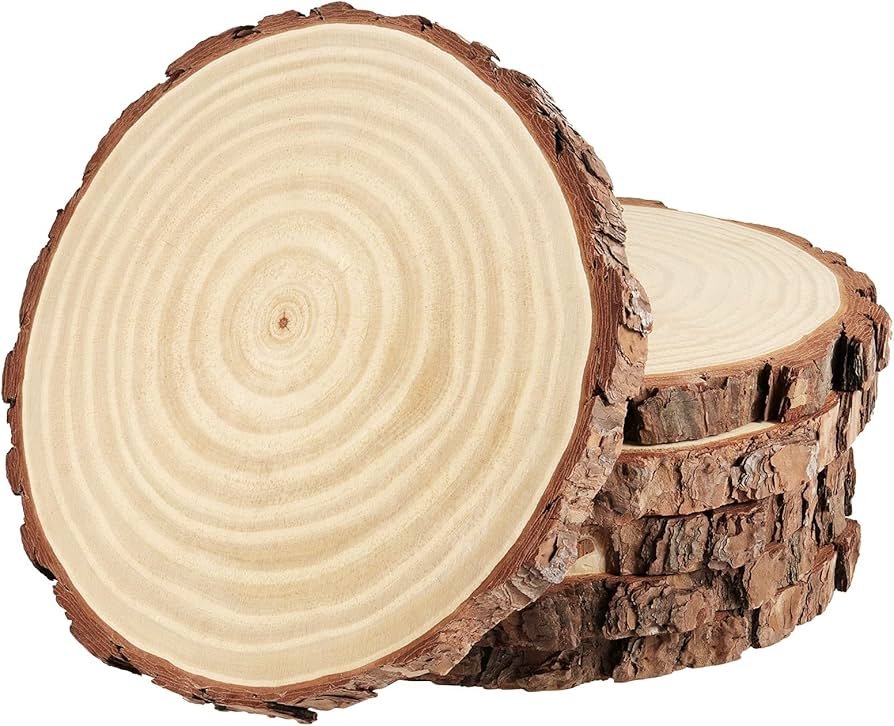 817ODwAbUzL._AC_UF894,1000_QL80_ Wooden slices size-9cm QTY-min 12 pcs Shape Round - Image 1