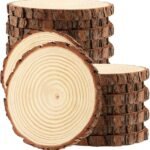 Wodden slices size-11cm QTY-min 12 pcs