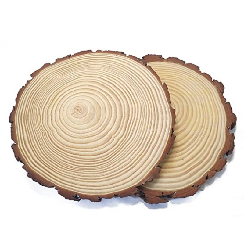 C4SNC114-1 Wodden slices size-27cm QTY-min 12pcs shape round - Image 1