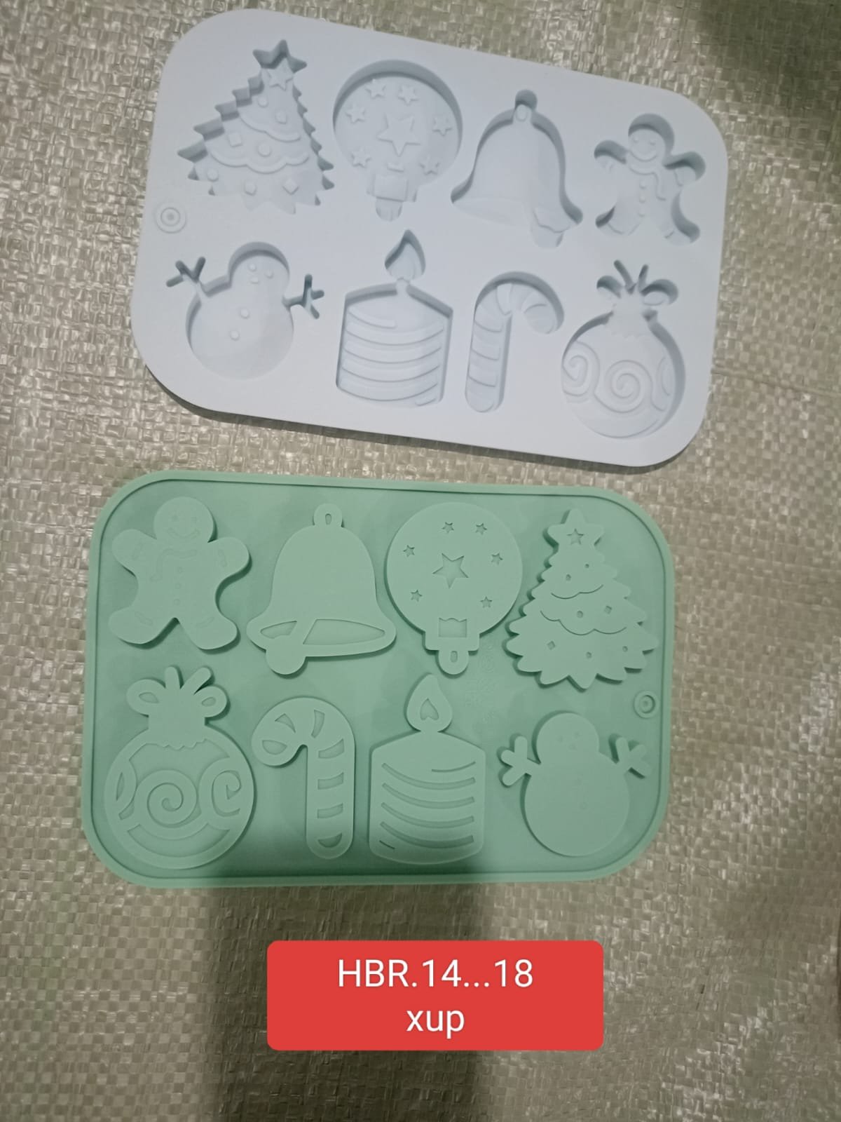 HBR35A-18 HBR35A-18 8 cavity chrishmas mould - Image 1