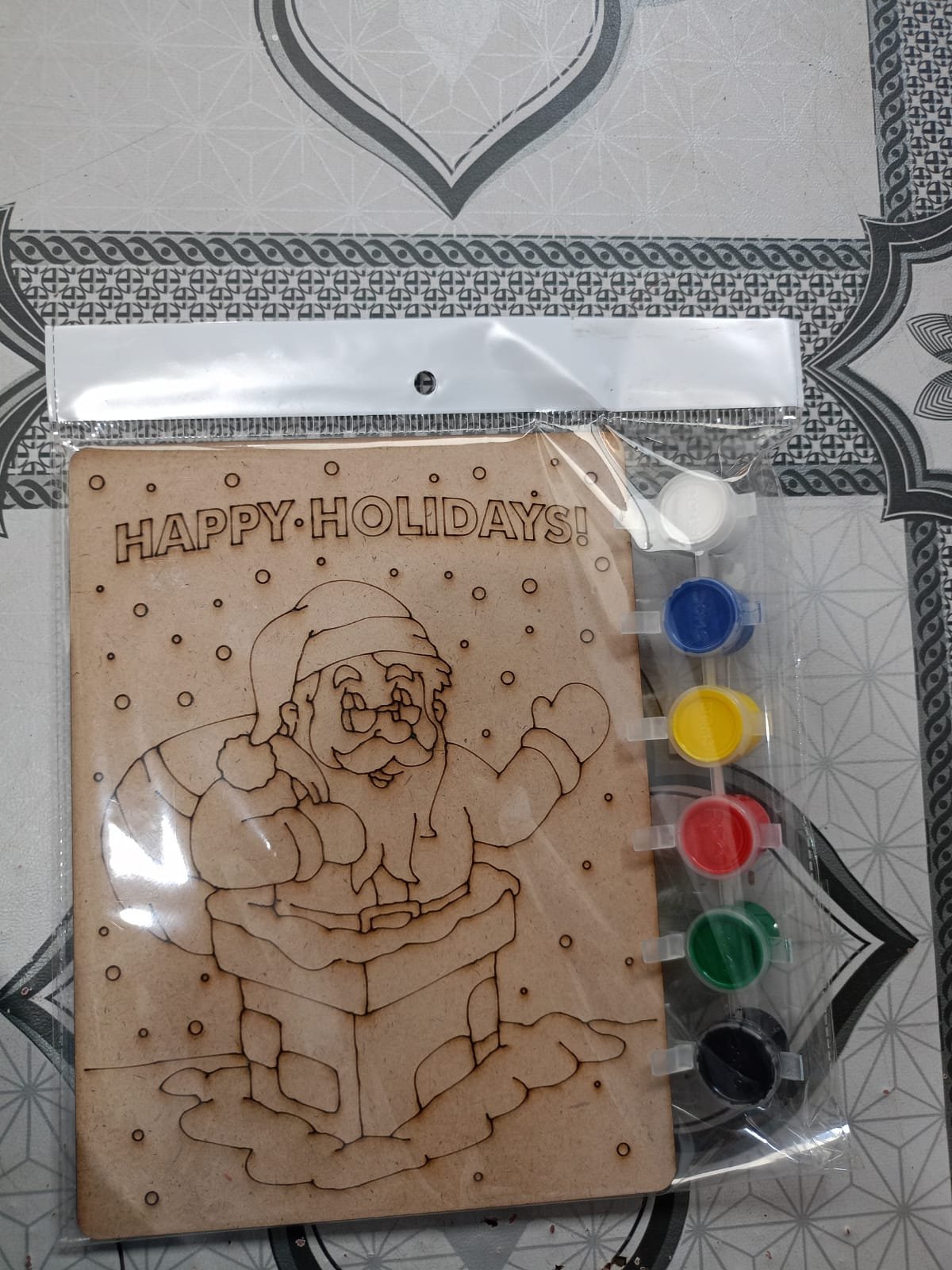 MDF65 MDF 65.. MDF Christmas designs 6x8 inch 2mm thicknes - Image 1