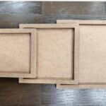 MDF 6' Base square shape ring Wall Mural 15mm. h.20mm v.bas 2mm