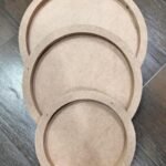 MDF 12 Base Round ring Wall Mural 15mm. h.20mm v.bas 2mm