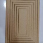 MDF 12inch 2mm thick 12mm .v. Frame rectangel shape