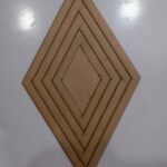 12 inch 2mm thick 12mm .v.MDF 12inch 2m Frame rhombus shape