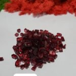 Glass stone Maroon 4 to 6mm 1kg bag