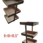 Wooden tray size-8*10*16.5 QTY-min 12 pcs
