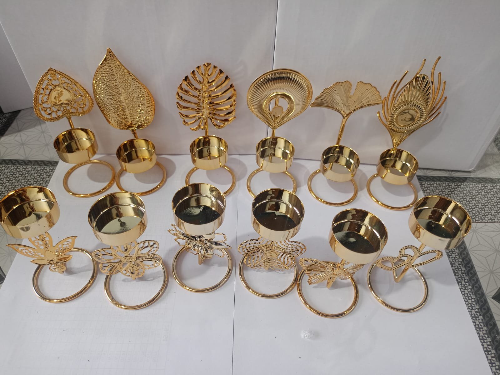 WhatsApp Image 2024-11-29 at 10.33.58 AM T-light candle holer QTY-12 pcs set in differnt design - Image 1
