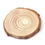 Wooden slices Size-6.5cm Qty - Mim 12pcs Shape Round