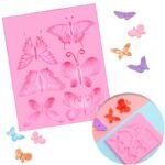 7 Cavity butterfly mould size -11*9cm 64 grm
