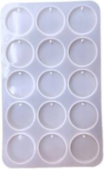 2'' inch keychain Round 15 cavity mould