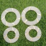 2 pcs moti small design ring 4 ""