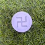 1.5 Inch Swastik Mould  5 mm Depth