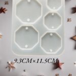 5 Cavity Hexagoan Rakhi Mould 3 mm depth