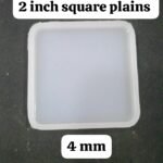 2" Square Plain Mould 4mm Depth