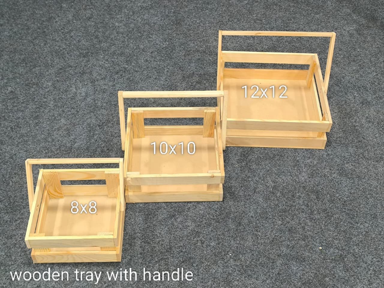 WhatsApp Image 2025-06-26 at 12.41.11 PM wooden tray with handle 8x8 - Image 1