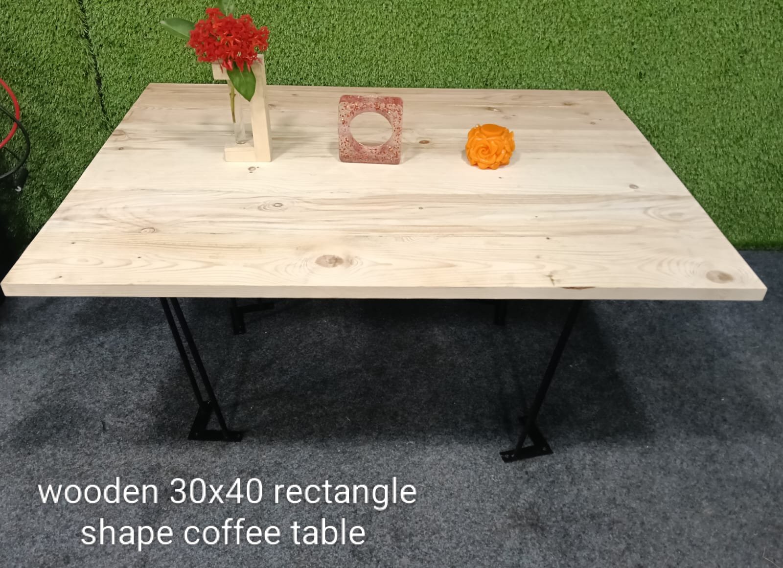 WhatsApp Image 2025-06-27 at 5.48.09 PM (1) wooden 30x40 rectangle shape table base 20 mm thickness with 4 pcs legs - Image 1