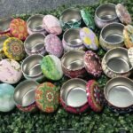 Empty jars multi colour min qty 12 pcs mix
