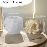 rose candle mould