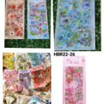 3D Flower sheet 6 pcs sticker