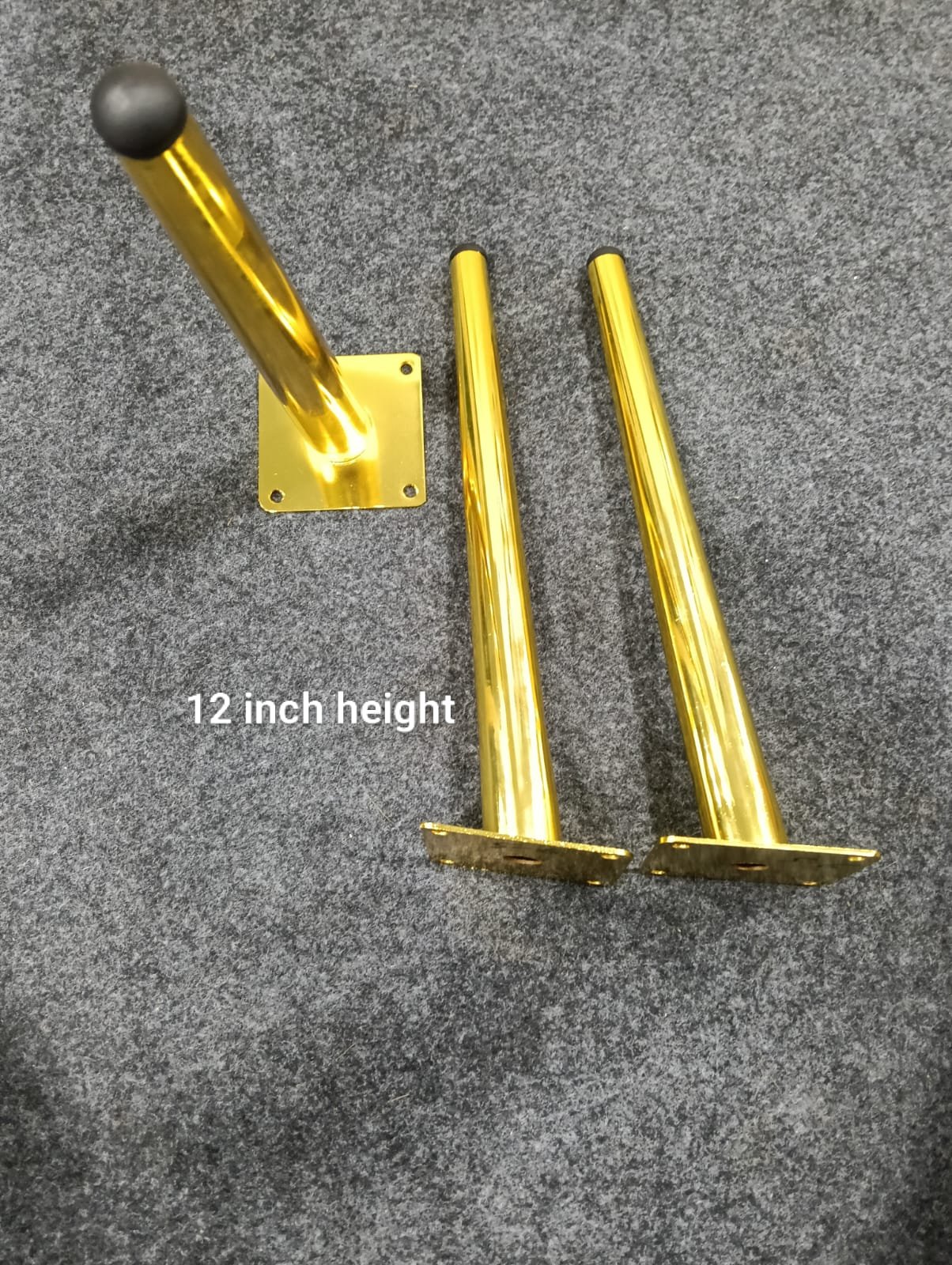 WhatsApp Image 2025-08-22 at 6.36.15 PM 12 " height metal cross legs 3 pcs set - Image 1