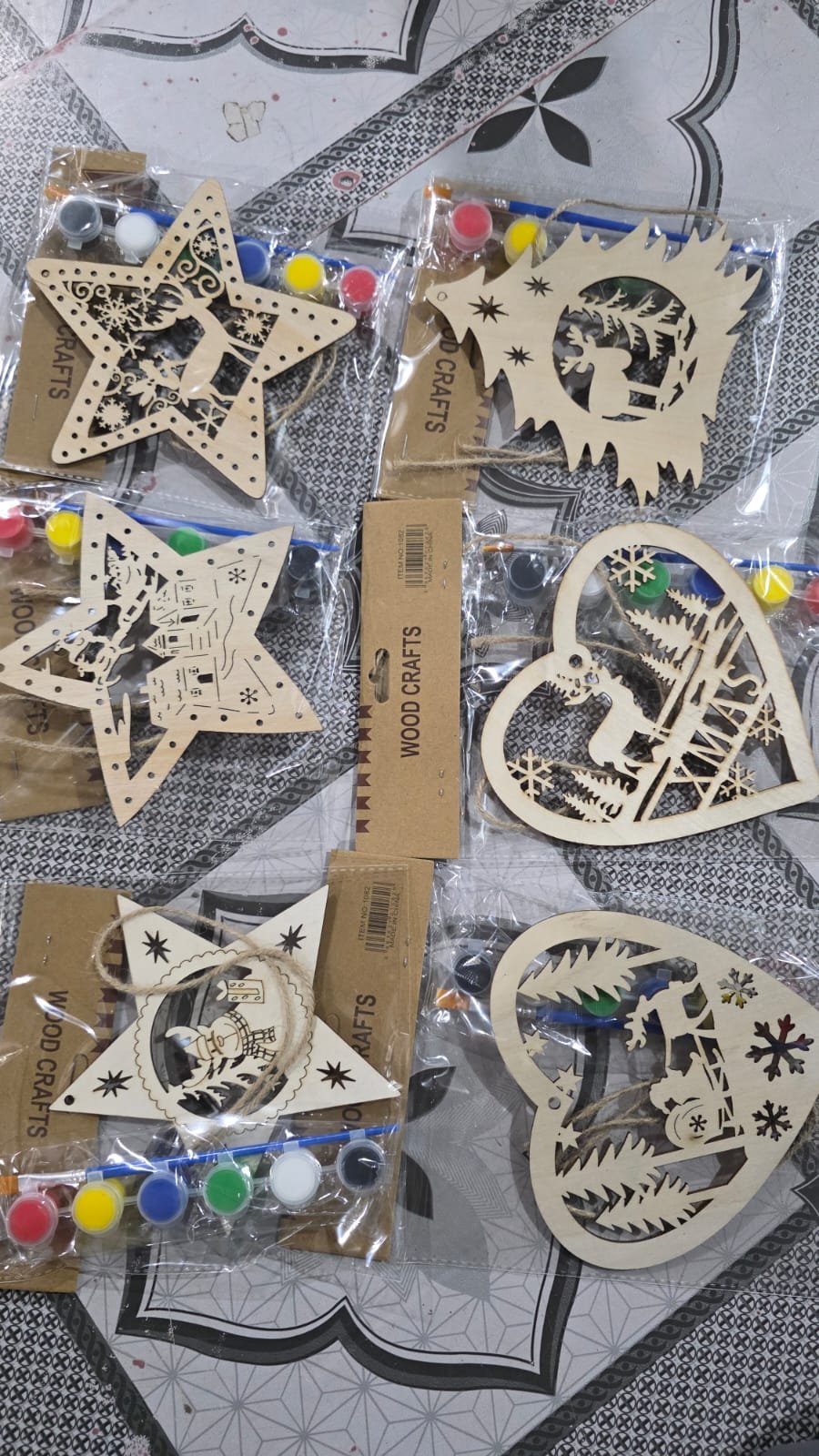 WhatsApp Image 2025-09-03 at 6.10.22 PM HBR22-64 wooden cristmas kit - Image 1