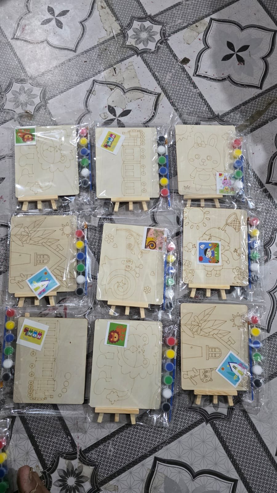 WhatsApp Image 2025-09-03 at 7.57.10 PM HBR22-53 wooden board easel kit - Image 1