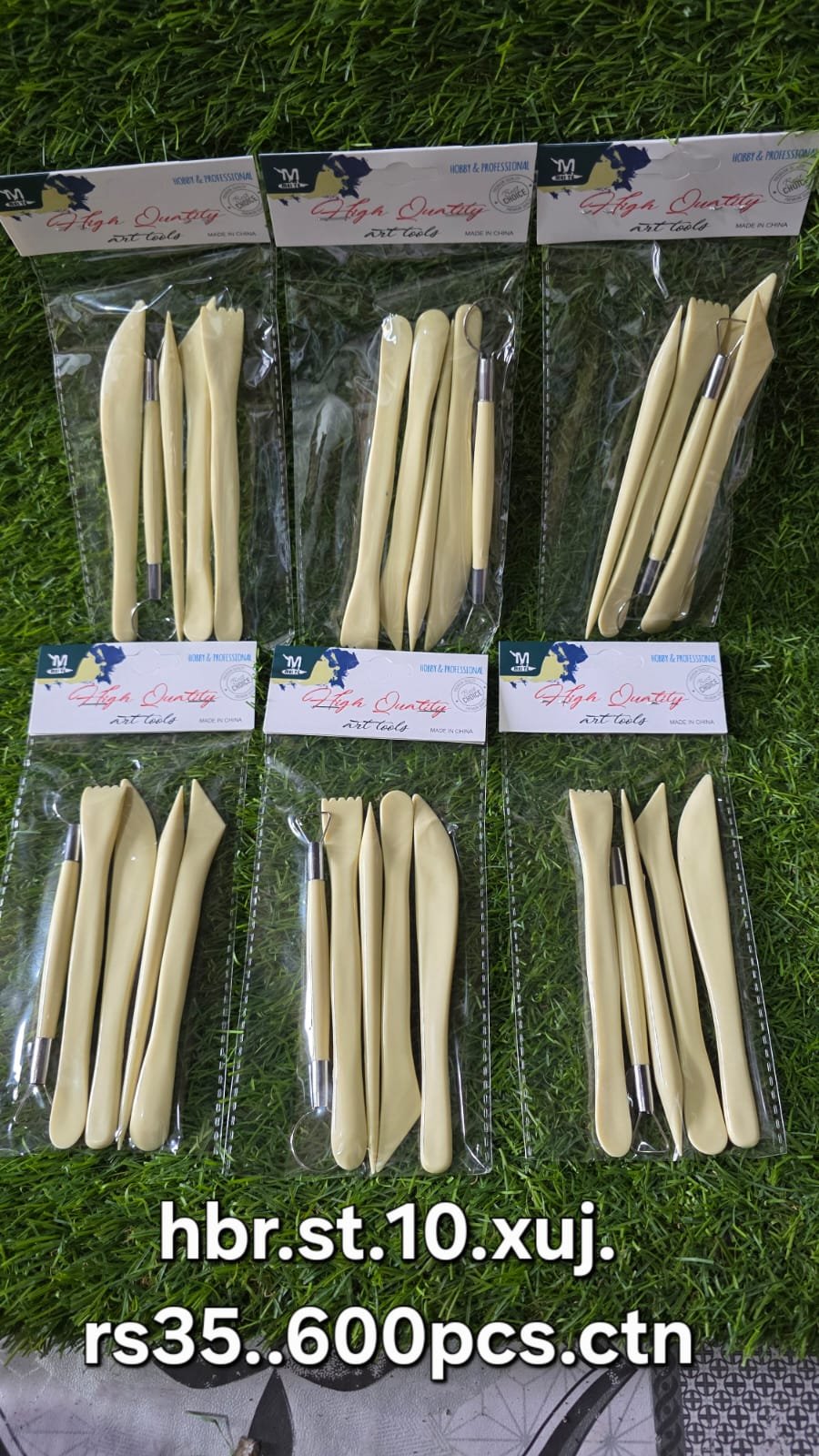 WhatsApp Image 2025-09-04 at 12.56.41 PM modeling tool yellow 5 pcs set - Image 1
