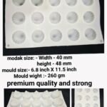 15 cavity modak candle mould