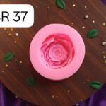 big pink flower mould 88 grm
