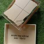 WNTL21 Acrylic tray with lid size 10x13
