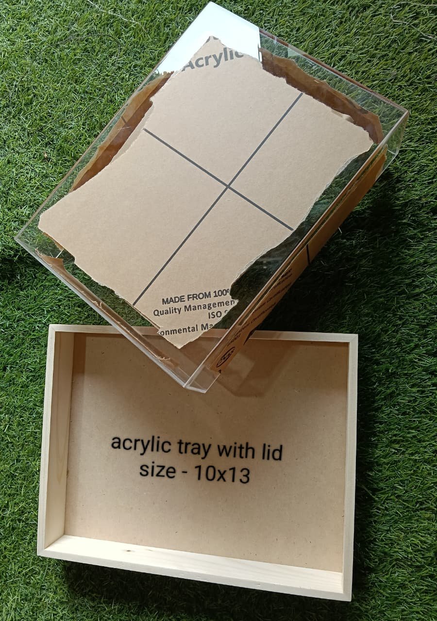 WhatsApp Image 2025-10-24 at 11.51.57 AM WNTL21 Acrylic tray with lid size 10x13 - Image 1