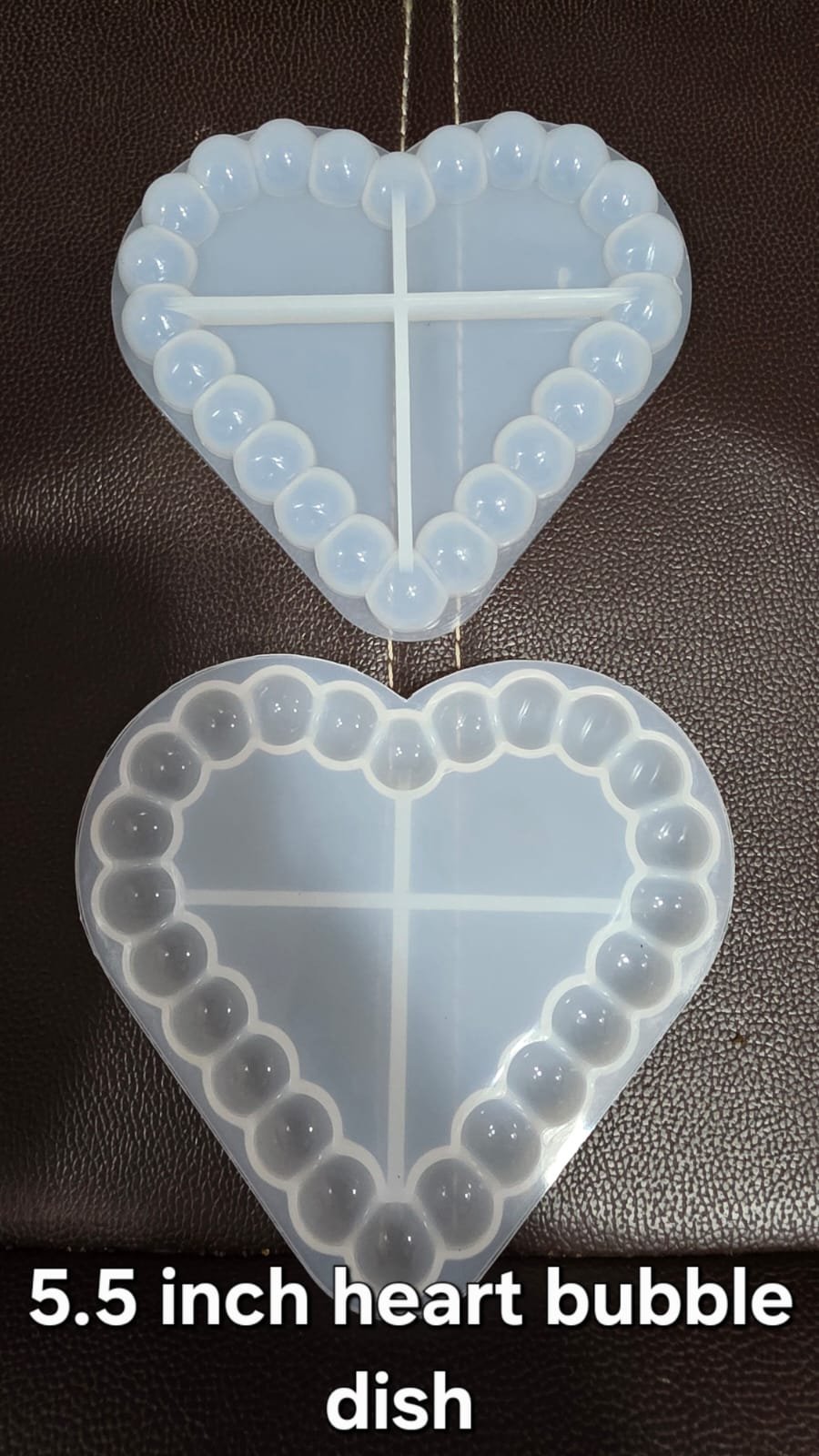 WhatsApp Image 2025-12-29 at 1.05.58 PM SRN361 Heart bubble 5.5"dish mould - Image 1