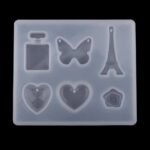 6 cavity double heart mould
