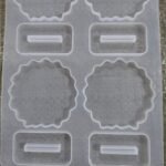 srn355 4 cavity Round agate 2.5 inch frame mould