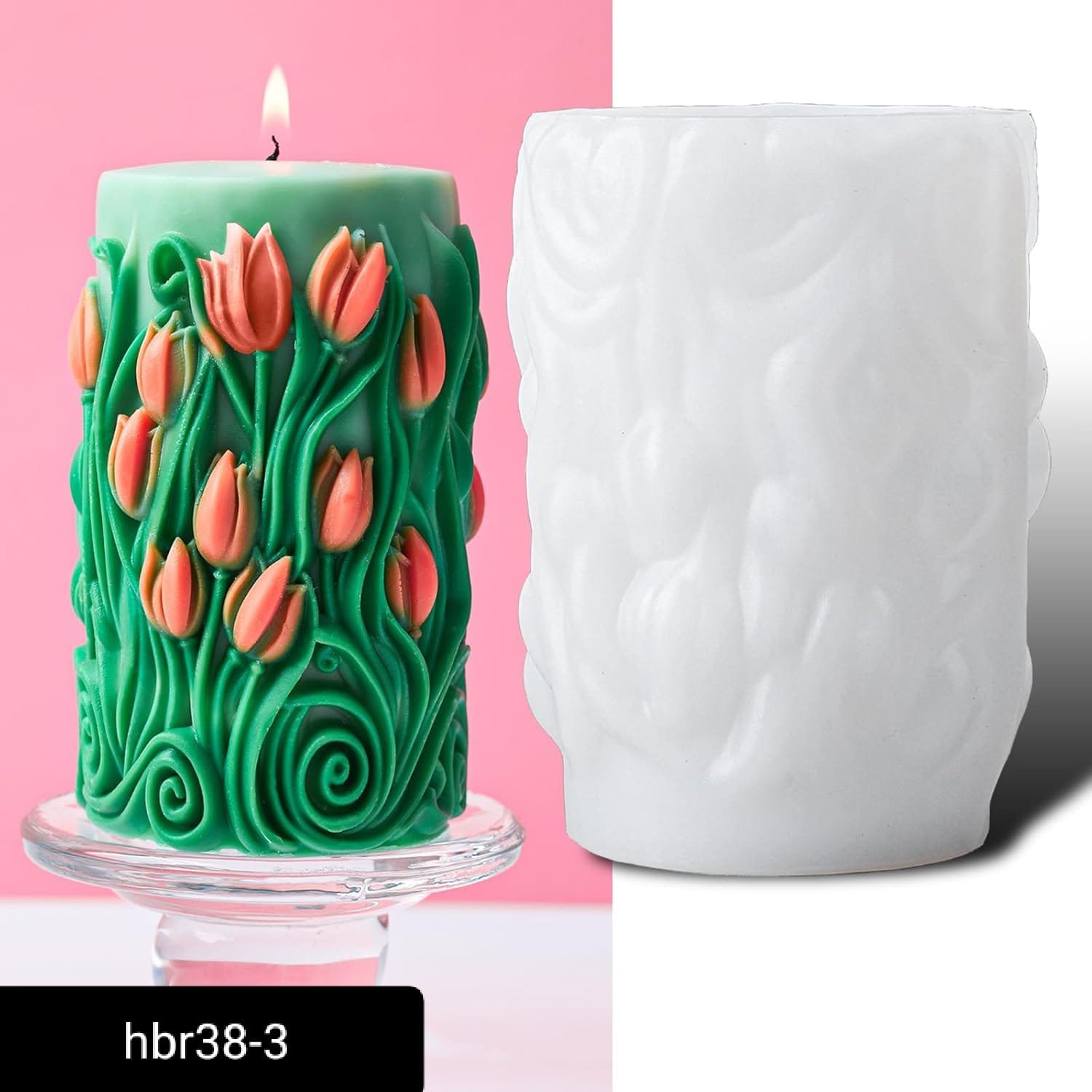 WhatsApp Image 2025-12-25 at 5.24.32 PM (10) HBR 38-03 Candle Mould - Image 1
