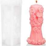 HBR 38-19 Piller Flower Candle mould