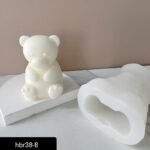 HBR 38-08 Teddy bear Candle mould Small