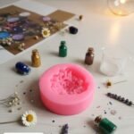 pink flower mould