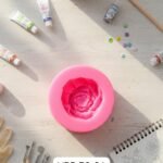 pink flower mould 90 grm