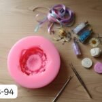 flower pink mould  223 grm