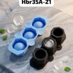 hbr35A-21 3 Pcs hexagone planter mould