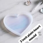 srn373 3inch  plain heart mould
