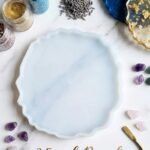 SRN372 Agate round 3.5″ coster mould